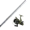 Karpfencombo Free Carp 12ft 3,60m 2,75lb 2-teilig + Karpfen-Freilaufrolle mit Schnur