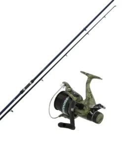 Karpfencombo Free Carp 12ft 3,60m 2,75lb 2-teilig + Karpfen-Freilaufrolle mit Schnur