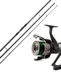 Karpfencombo 3,60m 2,75lb 3-teilig + Freilaufrolle bespult Angelset Karpfenset Carp