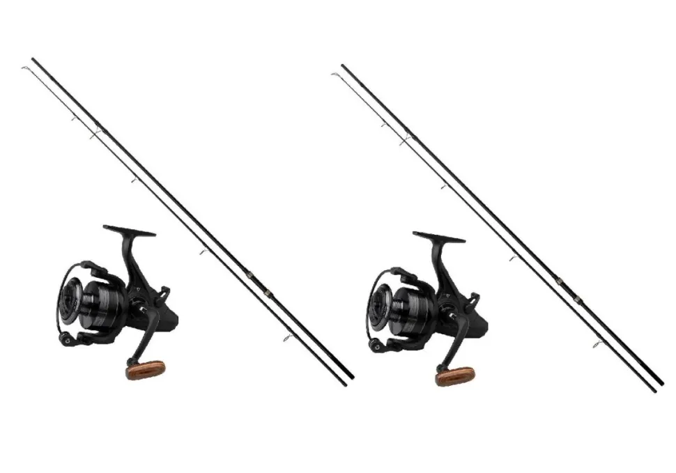 Karpfencombo 2x Z-Carp After Dark G2 3,60m 3,00lbs + 2x Prologic Avenger 4000 BF Freilaufrolle Paarpreis