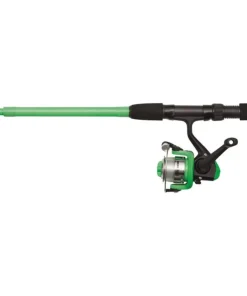 Kinetic LITTLE VIKING TELE COMBO 5'6"/165CM L 4-21G 5SEC 100-FD 1BB GREEN Bundle Angelset Angelcombo