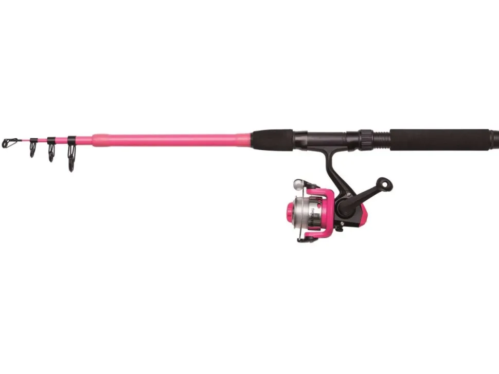 Kinetic LITTLE VIKING TELE COMBO 5'6"/165CM L 4-21G 5SEC 100-FD 1BB FUCHSIA Bundle Angelset Angelcombo