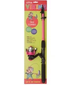 Kinetic LITTLE VIKING TELE COMBO 5'6"/165CM L 4-21G 5SEC 100-FD 1BB FUCHSIA Bundle Angelset Angelcombo