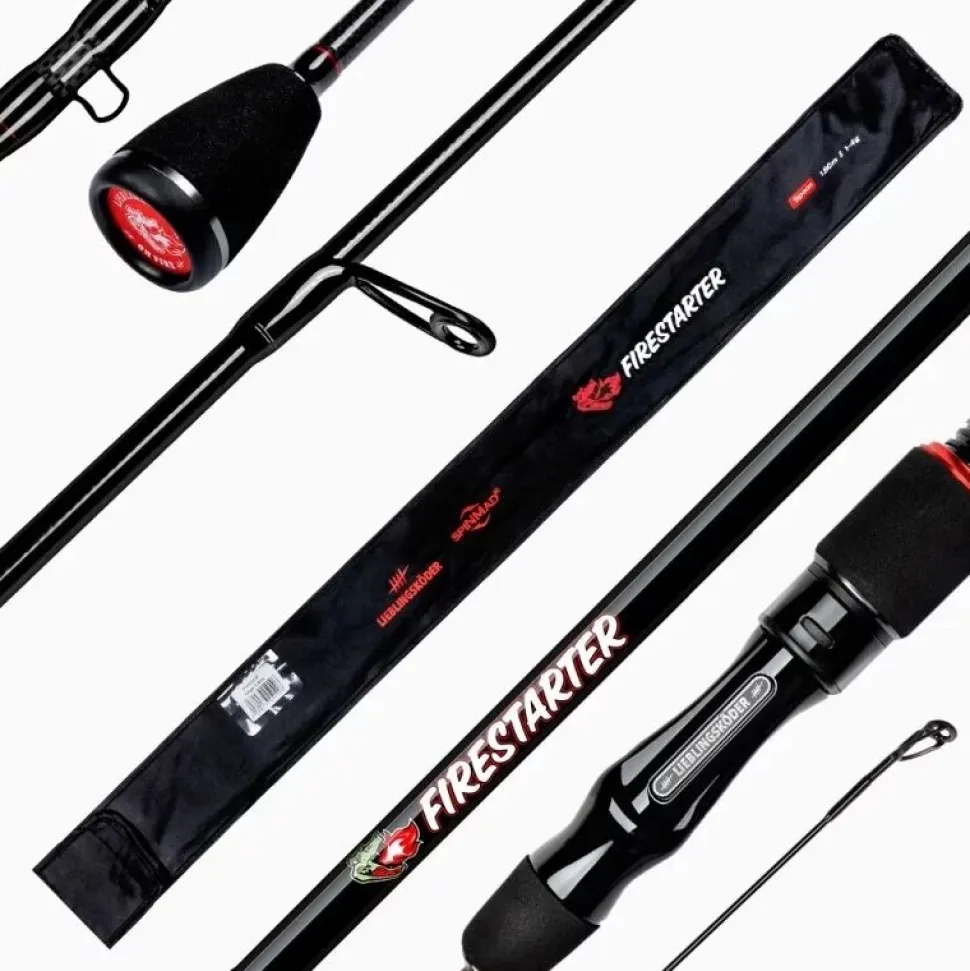 Lieblingsköder Firestarter Spinnrute Spoon Barsch Zander Hecht