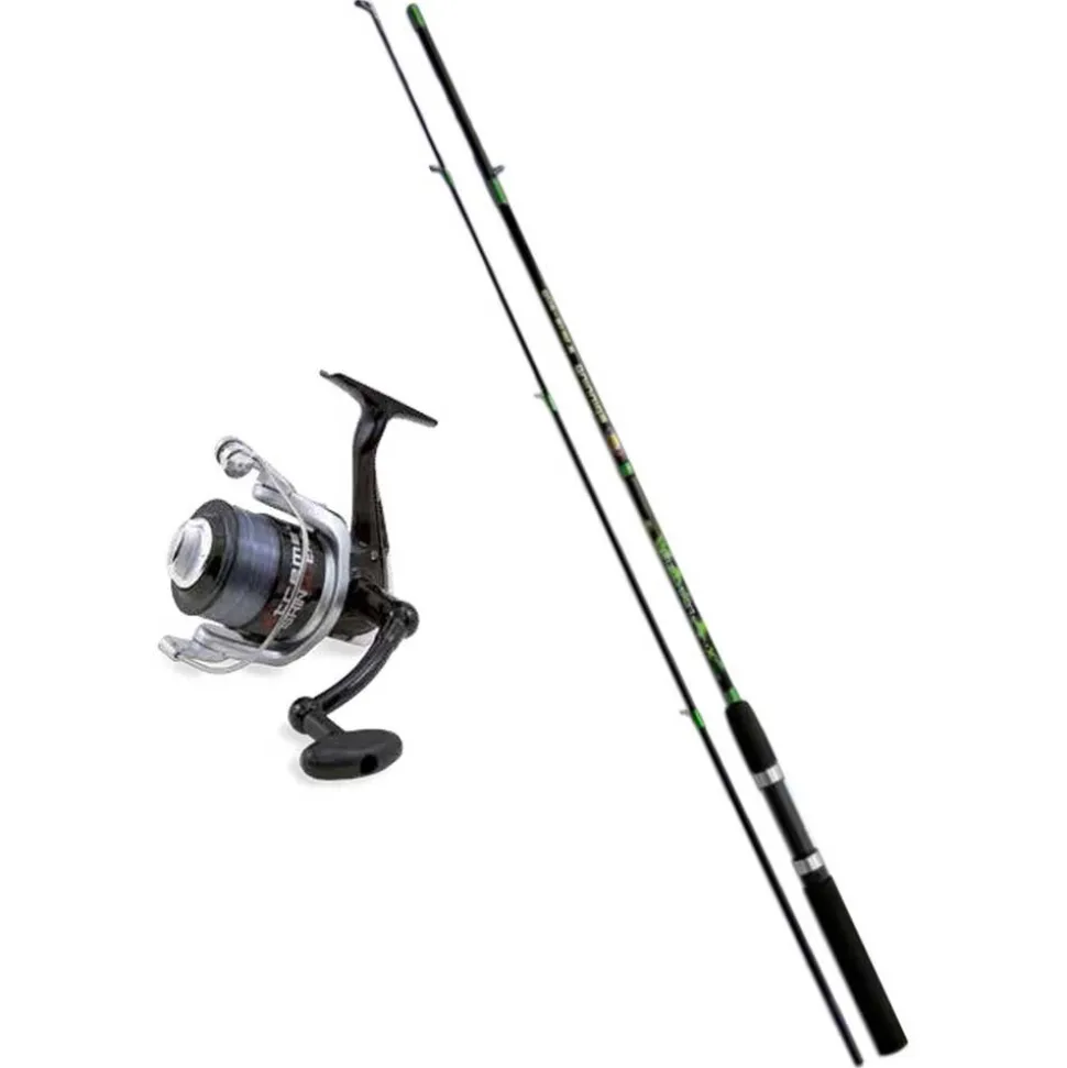 Lineaeffe Anfängercombo 2 SET Spinnrute 2,10 10-30g + Angelrolle + Schnur