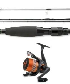 Lineaeffe Basic Combo 5 Rute 2,40m 40g Spinnrute + Frontbremsrolle + Schnur Set