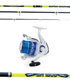 Lineaeffe Brandungscombo 4,20m / bis 250g + Weitwurfrolle + Schnur Surfcombo Set