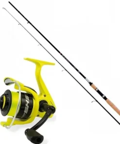 Lineaeffe Spinncombo 2,10m / 20-55g + 3000FD Spinnrolle mit Schnur Raubfischangelset