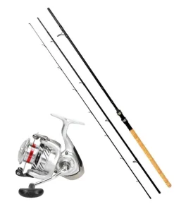 Match- und Forellencombo 3,90m 5-25g + Stationärrolle Posenrute Forellenrute Matchangeln