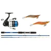 Mitchell Combo Riptide R Squid 1,80m + Rolle 3000FD + Schnur 0,25mm Tintenfisch