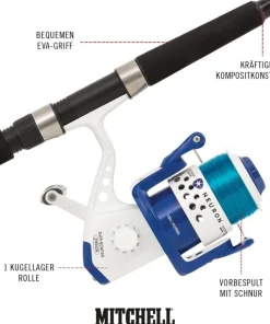 Mitchell Neuron Light Boat Combo 2,10m 80-150g Meeresrute + Angelrolle Pilkcombo