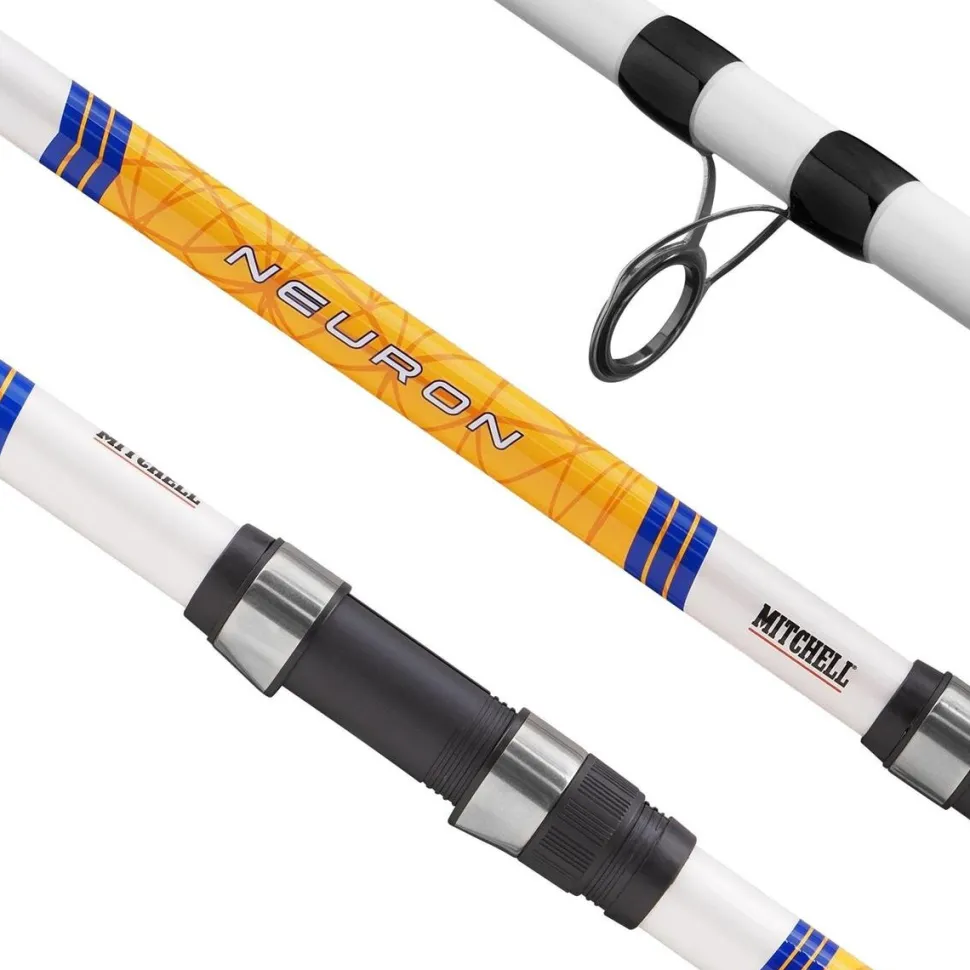 Mitchell Neuron Surf Combo Brandungsangel Set 4,00m Angelrute + Brandungsrolle inkl. Schnur + Zubehör komplett