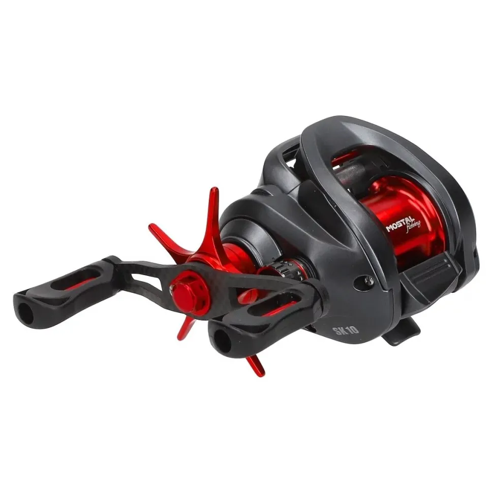 Mostal Baitcastcombo 1,98m / 5-15g + SK10 Carbon BC Professional Baitcaster Set