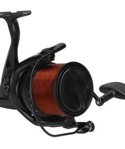 Mostal Karpfencombo Big Pit 8000 + CR 8 Carp 12ft 3,50lbs + Schnur Karpfen Angelset