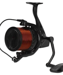 Mostal Karpfencombo Big Pit 8000 + CR 8 Carp 12ft 3,50lbs + Schnur Karpfen Angelset