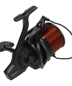 Mostal Karpfencombo Big Pit 8000 + CR 8 Carp 12ft 3,50lbs + Schnur Karpfen Angelset