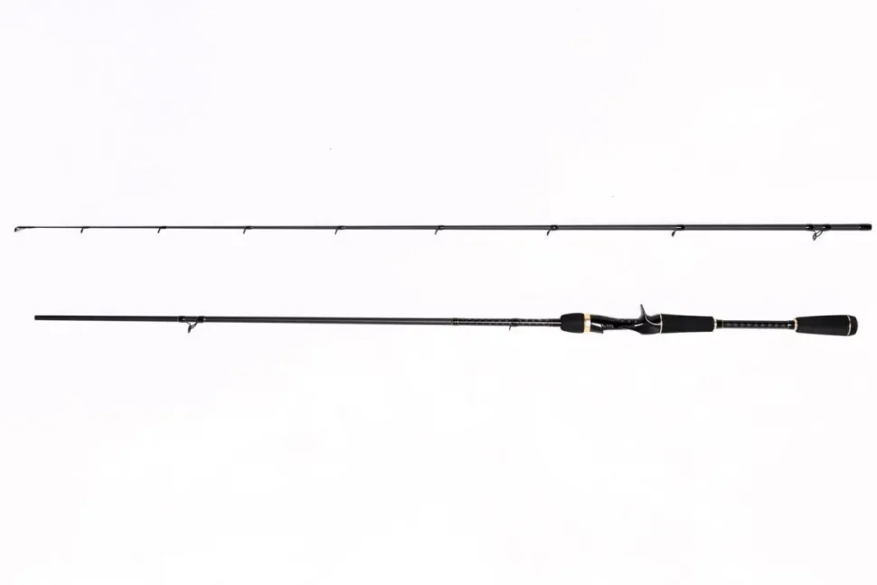 Mostal Taipan Baitcastcombo 2,00m / 7-21g + 301 LH IOX Braid + Schnur Baitcastset