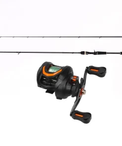 Mostal Taipan Baitcastcombo 2,00m / 7-21g + 301 LH IOX Braid + Schnur Baitcastset