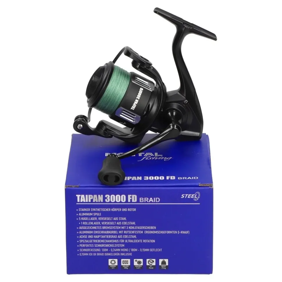 Mostal Taipan Spinncombo 2,40m / bis 40g + 3000FD + Geflochtene Schnur Zander
