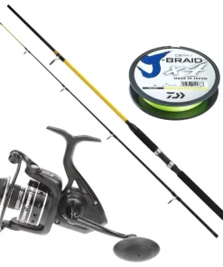 Norwegen Angelset WFT Rute + Penn Rolle + Daiwa Geflochtene Schnur Meeresset
