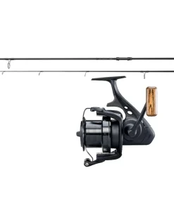 Okuma Karpfencombo 12ft 3,60m 3,25lbs + Custom Black 80 Karpfenrolle Angelset