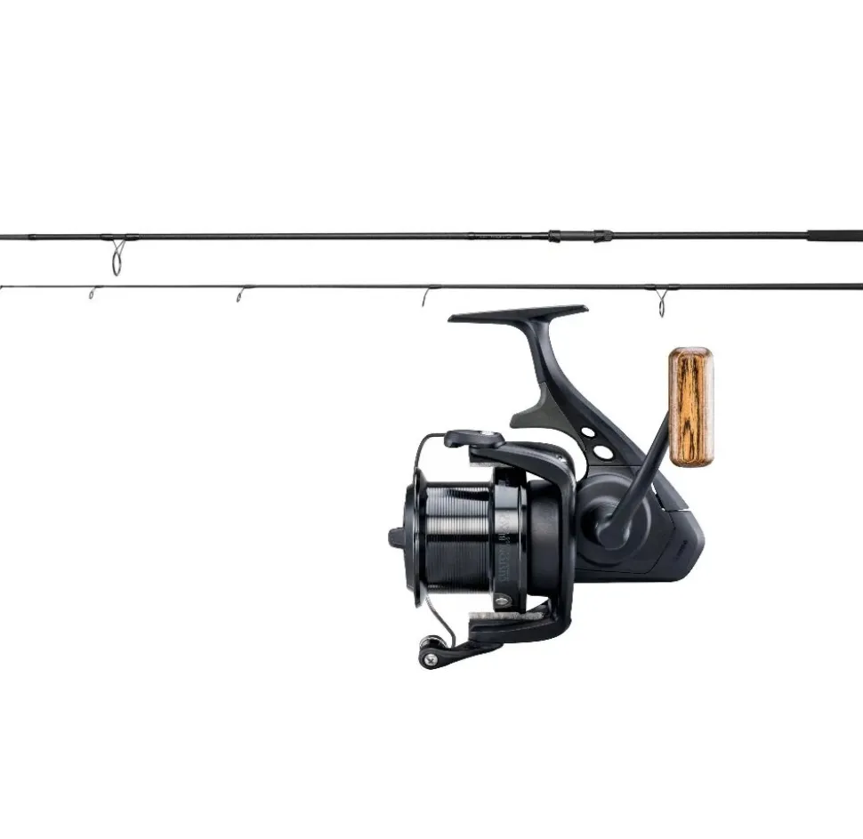 Okuma Karpfencombo 12ft 3,60m 3,25lbs + Custom Black 80 Karpfenrolle Angelset