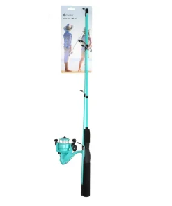 Paladin Angelset Combo Easy Kid Türkis 1,35m 5-20g + Angelrolle + Schnur