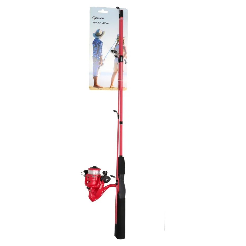Paladin Angelset Combo Easy Kid Pink 1,35m 5-20g + Angelrolle + Schnur