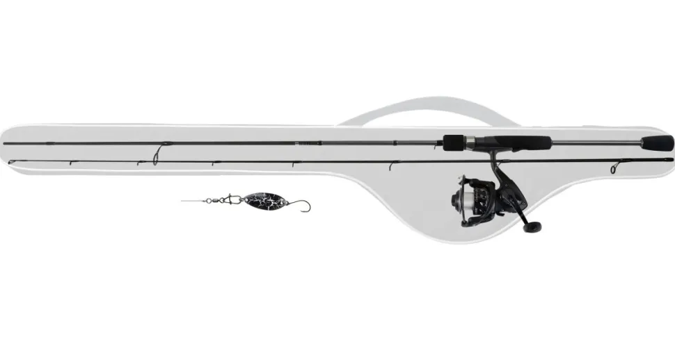 Paladin Carbon UL Combo 1,98m 0,5-7g Angelset Spinnrute Rolle Schnur Ultralight