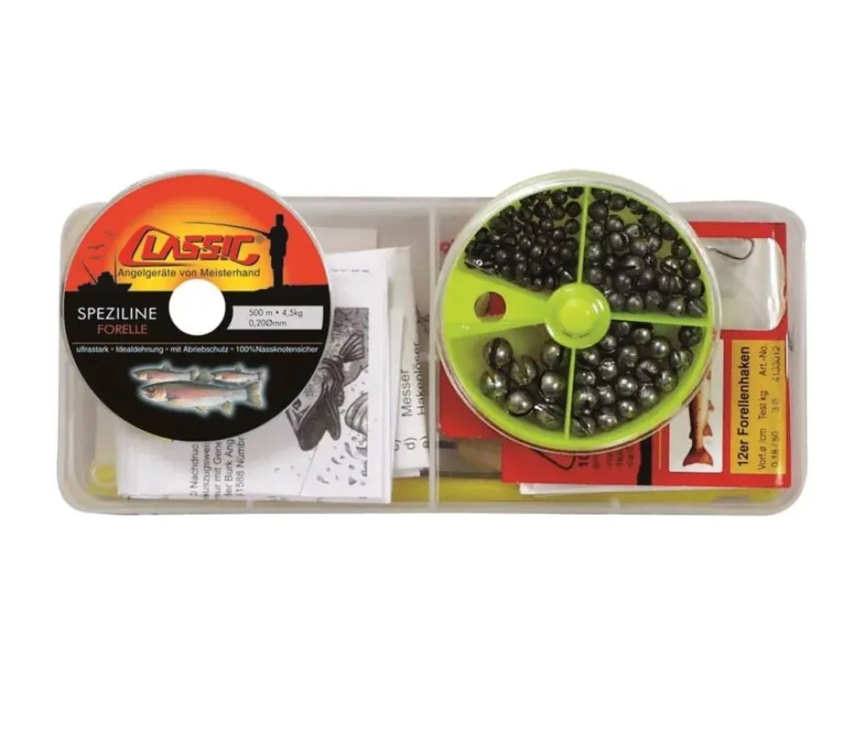Paladin Forellenset Sortimentsboxen Zubehör Naturköderangeln Box Set