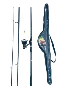 Paladin Karpfencombo 3,60m 3-teilige Karpfenrute mit Freilaufrolle + Schnur + Montage + Tasche im Set
