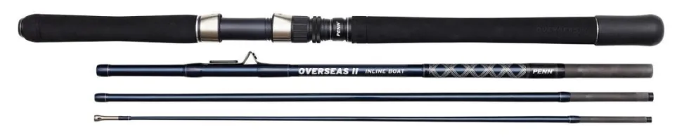 Penn Overseas II Inline Boat 2,10m 30-50lbs Reiserute 4-teilig Bootsrute