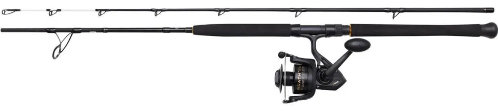PENN WRATH II Combos Angelset Meeresrute & Rolle Bootsfischen