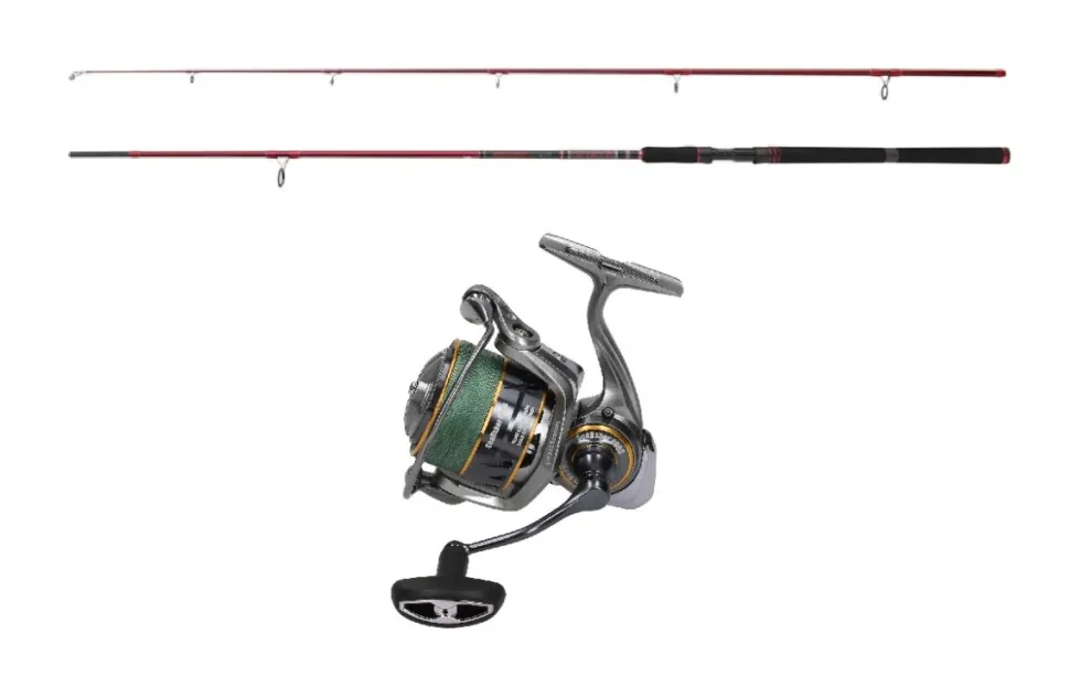 Salzwassercombo PENN Squadron III Light Pilk 2,70m / 80-120g + Seafisher 4000 Salzwasser Spinrolle
