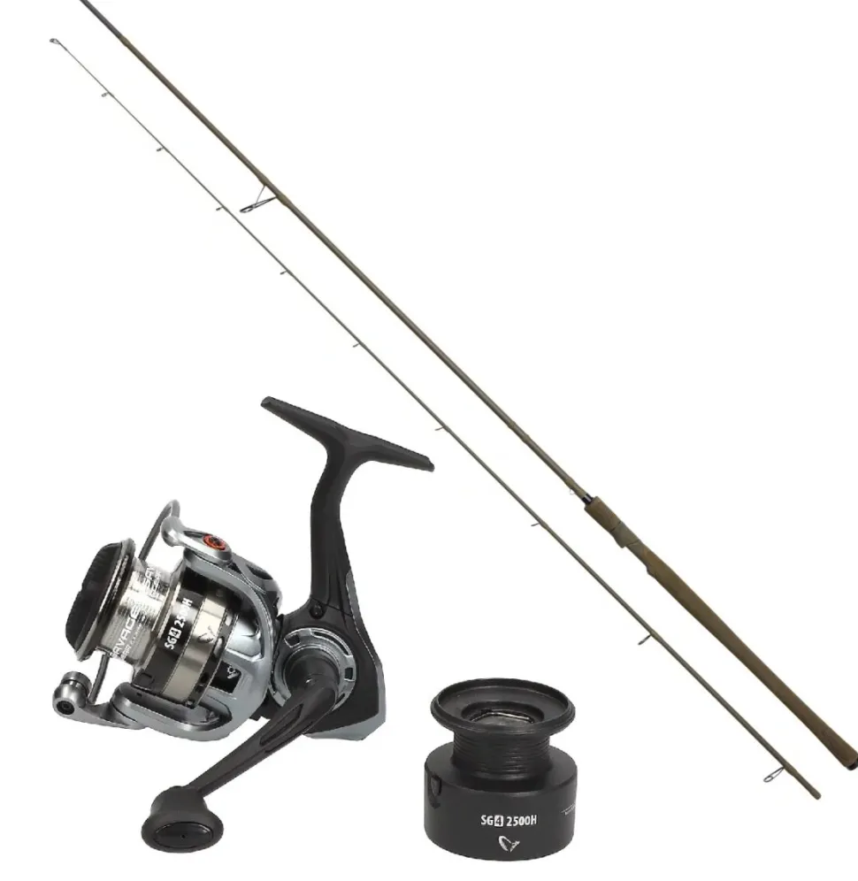 Savage Gear SG4 Spinncombo 2,74m / 25-65g + 2500H FD Spinnrolle Angelset