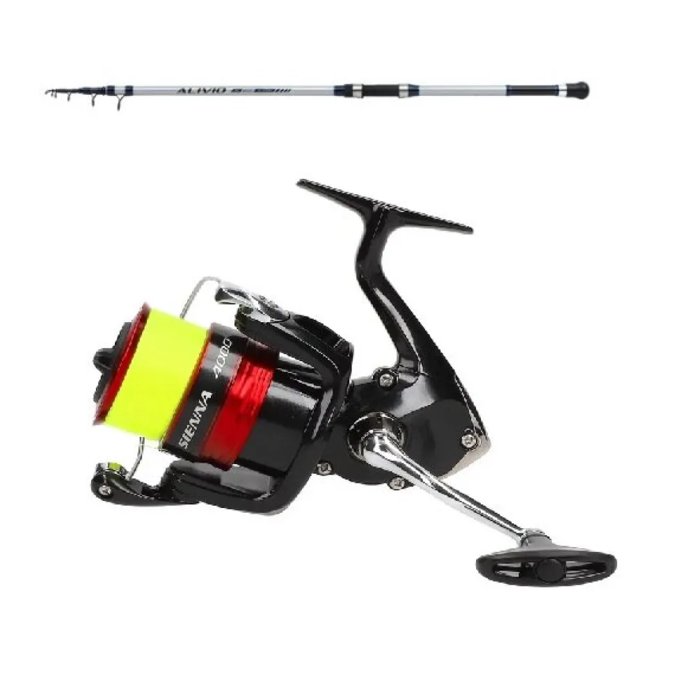 Shimano Holiday Combo 2,10m 30-150g Teleskoprute + Rolle + Schnur