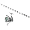 Spinncombo Light Daiwa Silver Creek 2,20m 5-21g + Mostal Carbon 800FD mit Schnur Angelset