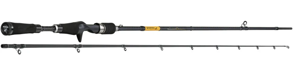 Sportex Steckrute Black Pearl GT-3 Baitcast BP2111 Länge 2,10m, Wurfgewicht 13-29g
