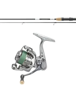Ultra Light Combo Cormoran Black Master 2.05m / 3-14g + Mostal Taipan UL Braid Spinnrolle