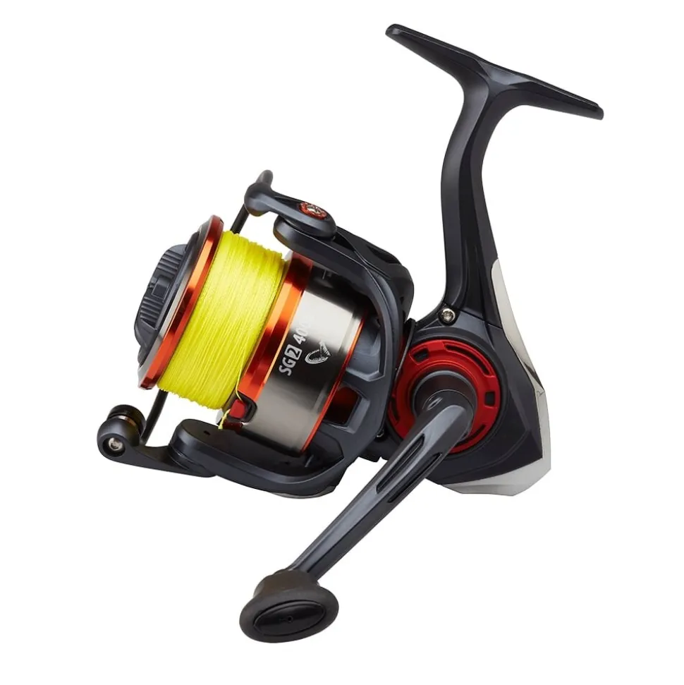Urlaubscombo Savage Gear SG2 Shore Game Spinnrute & Savage Gear Rolle + geflochtene Schnur Angelset