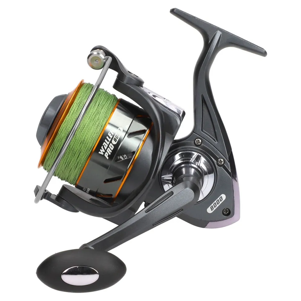 Welscombo Ugly Stik 3,30m / 120-200g Silurus Distance + EFT Waller Pro 8000 Großfisch Angelrolle