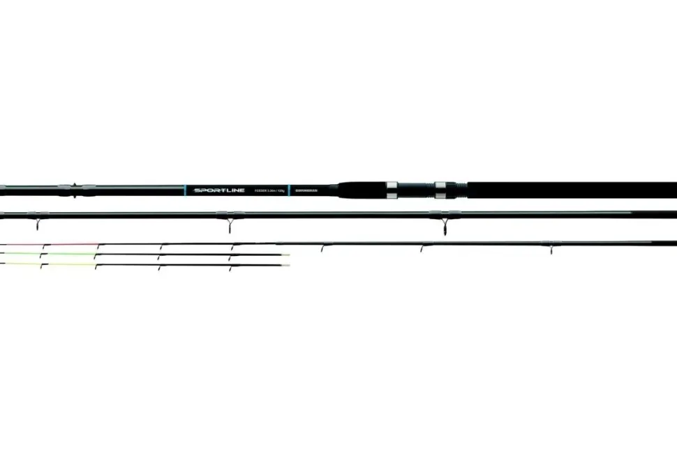 2x Cormoran Sportline Feeder 3,30m 50-150g Feederrute mit Wechselspitzen Paarpreis
